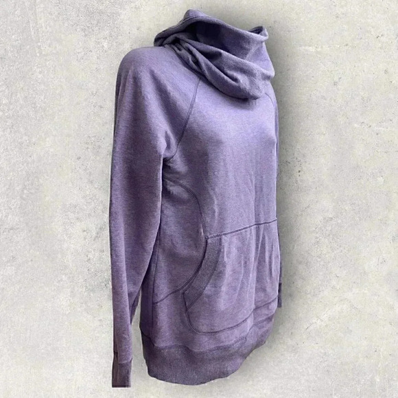 ll bean high turtle neck sweat shirt women's Size Medium, EUC - Picture 2 of 6